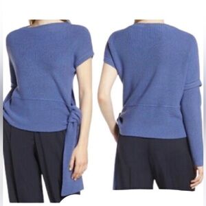 Lewit Asymmetrical Merino Wool Sweater
Blue Marlin
